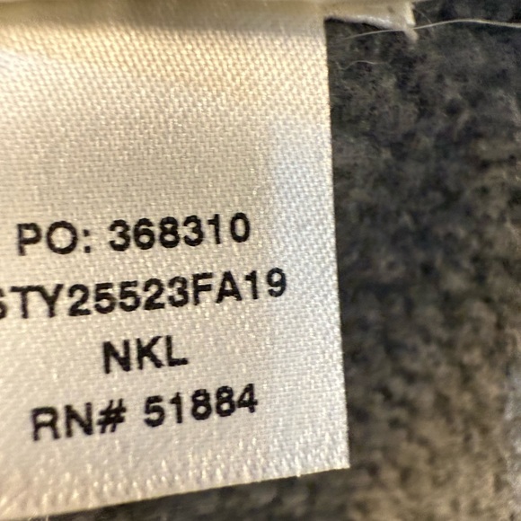 Patagonia Men's Better Sweater 1/4 Zip Charcoal Heather Quarter Zip Fleece XXL - Picture 5 of 7